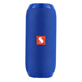 Music Manager Bluetooth Speaker And Subwoofer (Color: Solid Blue)