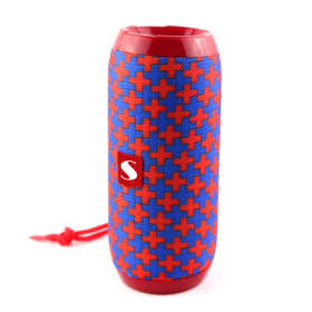 Music Manager Bluetooth Speaker And Subwoofer (Color: Geometric Red)