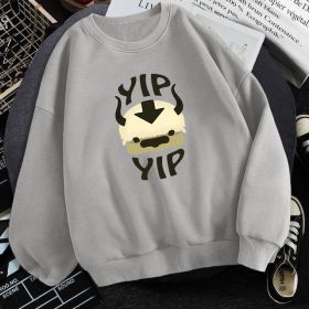 Man New Fleece Sweatshirts Avatar The Last Airbender (Option: Grey-M)