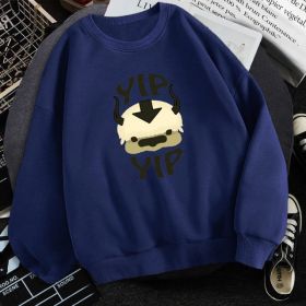 Man New Fleece Sweatshirts Avatar The Last Airbender (Option: Dark Blue-M)