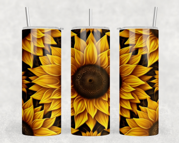 Sunflower|Skinny Tumbler|Optional Bluetooth Speaker| Speaker Color Varies (Color: 157519117)