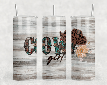 Cowgirl|Skinny Tumbler|Optional Bluetooth Speaker| Speaker Color Varies (Color: 157713079)