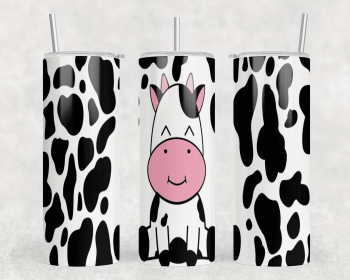 Cow|Skinny Tumbler|Optional Bluetooth Speaker| Speaker Color Varies (Color: 159613031)
