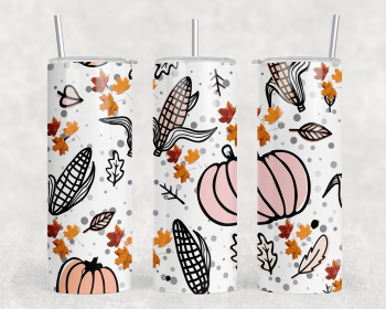 Fall Leaves|Skinny Tumbler|Optional Bluetooth Speaker| Speaker Color Varies (Color: 160213803)