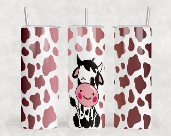 Cow|Skinny Tumbler|Optional Bluetooth Speaker| Speaker Color Varies (Color: 161413030)