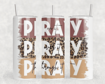 Pray|Skinny Tumbler|Optional Bluetooth Speaker| Speaker Color Varies (Color: 172417806)