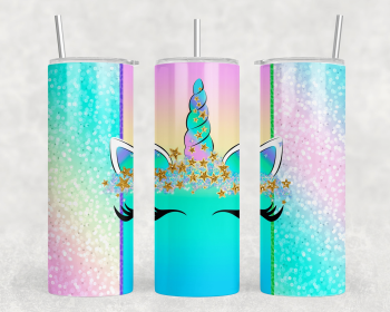 Unicorn|Skinny Tumbler|Optional Bluetooth Speaker| Speaker Color Varies (Color: 173519845)