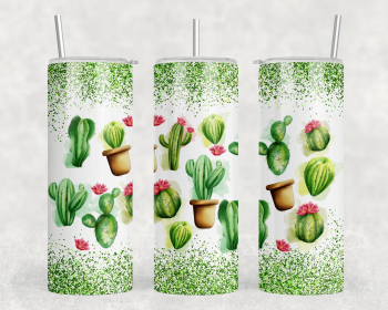 Cactus|Skinny Tumbler|Optional Bluetooth Speaker| Speaker Color Varies (Color: 177020831)