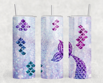 Mermaid Tail|Skinny Tumbler|Optional Bluetooth Speaker| Speaker Color Varies (Color: 178121933)