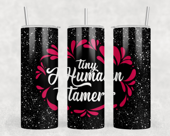 Tiny Human Tamer|Skinny Tumbler|Optional Bluetooth Speaker| Speaker Color Varies (Color: 180422654)
