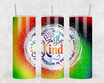 Be Kind|Skinny Tumbler|Optional Bluetooth Speaker| Speaker Color Varies (Color: 182420641)