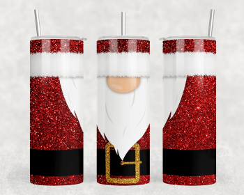 Santa|Skinny Tumbler|Optional Bluetooth Speaker| Speaker Color Varies (Color: 192322300)