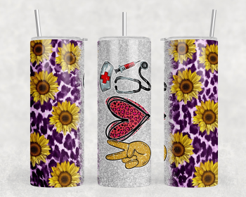 Nurse|Skinny Tumbler|Optional Bluetooth Speaker| Speaker Color Varies (Color: 219322074)