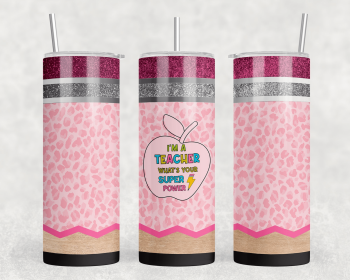 Teacher|Skinny Tumbler|Optional Bluetooth Speaker| Speaker Color Varies (Color: 225822600)