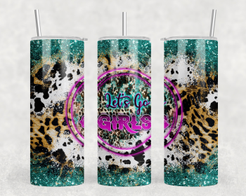 Let's Go Girls|Skinny Tumbler|Optional Bluetooth Speaker| Speaker Color Varies (Color: 229816322)