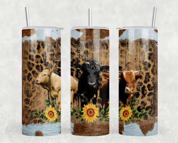 Cows and Brands|Skinny Tumbler|Optional Bluetooth Speaker| Speaker Color Varies (Color: 235620993)