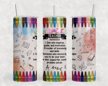 Teacher|Skinny Tumbler|Optional Bluetooth Speaker| Speaker Color Varies (Color: 238422599)