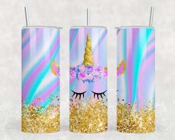 Unicorn|Skinny Tumbler|Optional Bluetooth Speaker| Speaker Color Varies (Color: 241619842)