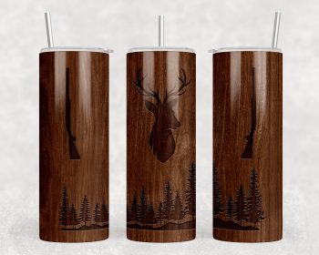 Deer|Skinny Tumbler|Optional Bluetooth Speaker| Speaker Color Varies (Color: 242921085)