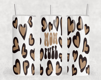 Mom Fuel|Skinny Tumbler|Optional Bluetooth Speaker| Speaker Color Varies (Color: 245816790)