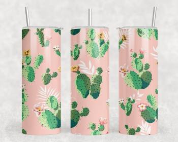 Cactus|Skinny Tumbler|Optional Bluetooth Speaker| Speaker Color Varies (Color: 246612442)