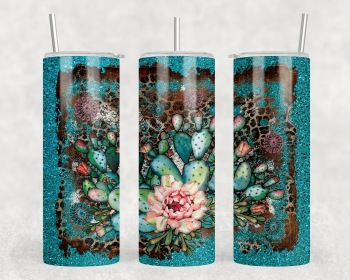 Cactus|Skinny Tumbler|Optional Bluetooth Speaker| Speaker Color Varies (Color: 247720825)