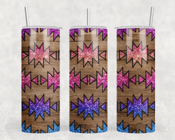 Aztec - 20 oz Steel Skinny Tumbler - Optional Blue Tooth Speaker - Speaker Color will Vary (Color: 253520556)