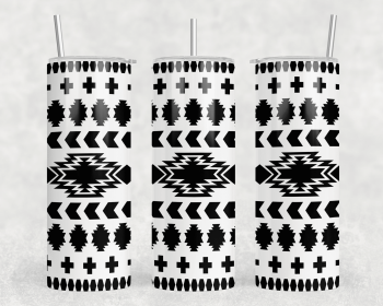 Aztec - 20 oz Steel Skinny Tumbler - Optional Blue Tooth Speaker - Speaker Color will Vary (Color: 260220555)