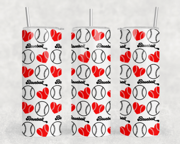 Baseball|Skinny Tumbler|Optional Bluetooth Speaker| Speaker Color Varies (Color: 262320625)