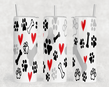 Dog Mom|Skinny Tumbler|Optional Bluetooth Speaker| Speaker Color Varies (Color: 262613574)