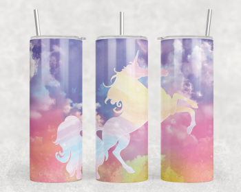 Unicorn|Skinny Tumbler|Optional Bluetooth Speaker| Speaker Color Varies (Color: 263022702)