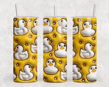 Ducks|Skinny Tumbler|Optional Bluetooth Speaker| Speaker Color Varies (Color: 264721141)