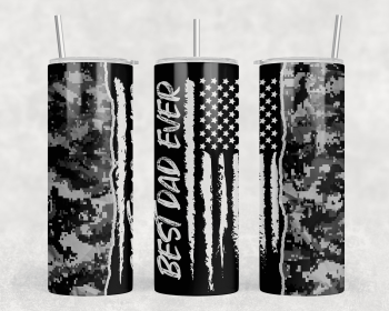 Best Dad Ever|Skinny Tumbler|Optional Bluetooth Speaker| Speaker Color Varies (Color: 265920662)