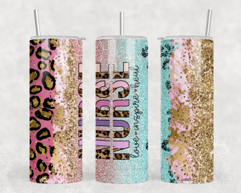 Nurse|Skinny Tumbler|Optional Bluetooth Speaker| Speaker Color Varies (Color: 266622071)