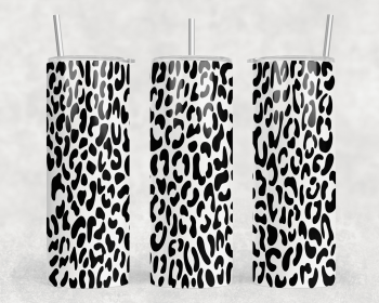 Leopard Print|Skinny Tumbler|Optional Bluetooth Speaker| Speaker Color Varies (Color: 271121824)