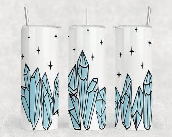Crystals|Skinny Tumbler|Optional Bluetooth Speaker| Speaker Color Varies (Color: 272921026)