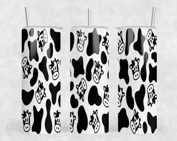 Cows|Skinny Tumbler|Optional Bluetooth Speaker| Speaker Color Varies (Color: 273513142)