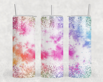 Tie Dye|Skinny Tumbler|Optional Bluetooth Speaker| Speaker Color Varies (Color: 273719628)