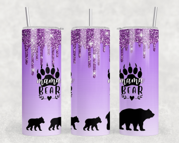 Mama Bear|Skinny Tumbler|Optional Bluetooth Speaker| Speaker Color Varies (Color: 278416470)