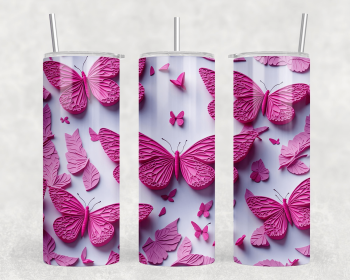 Butterfly|Skinny Tumbler|Optional Bluetooth Speaker| Speaker Color Varies (Color: 280620758)