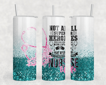 Nurse|Skinny Tumbler|Optional Bluetooth Speaker| Speaker Color Varies (Color: 283522068)