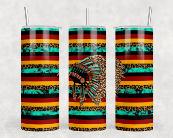 Serape Headdress|Skinny Tumbler|Optional Bluetooth Speaker| Speaker Color Varies (Color: 283922339)