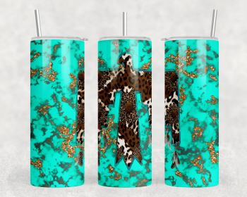 Turquoise Thunderbird|Skinny Tumbler|Optional Bluetooth Speaker| Speaker Color Varies (Color: 285819809)