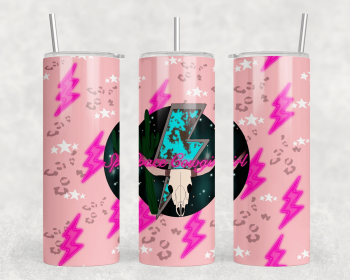 Space Cowgirl|Skinny Tumbler|Optional Bluetooth Speaker| Speaker Color Varies (Color: 286618725)