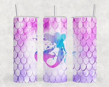 Mermaid|Skinny Tumbler|Optional Bluetooth Speaker| Speaker Color Varies (Color: 289721941)