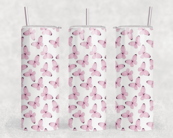 Butterflies|Skinny Tumbler|Optional Bluetooth Speaker| Speaker Color Varies (Color: 290912115)