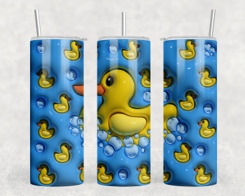 Ducks|Skinny Tumbler|Optional Bluetooth Speaker| Speaker Color Varies (Color: 295021139)