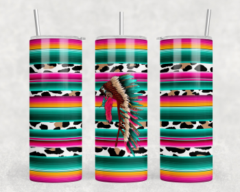 Serape Headdress|Skinny Tumbler|Optional Bluetooth Speaker| Speaker Color Varies (Color: 298318382)
