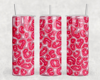 Leopard Print|Skinny Tumbler|Optional Bluetooth Speaker| Speaker Color Varies (Color: 298616267)