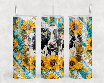 Cows|Skinny Tumbler|Optional Bluetooth Speaker| Speaker Color Varies (Color: 299013141)